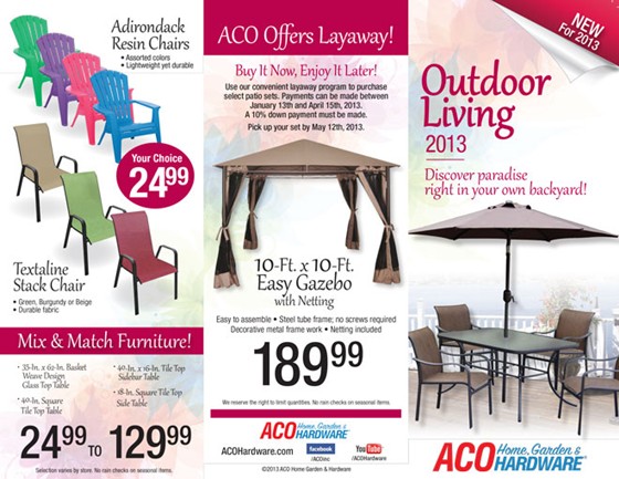 Brochure: Patio Shop Brochure